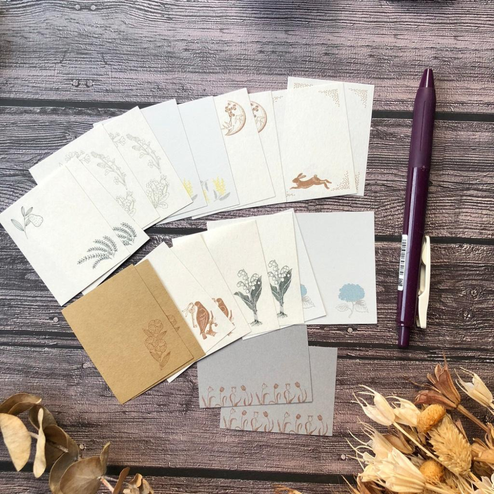 [好築藝]日本 啓文社印刷｜活版印刷 迷你便條紙-細節圖9