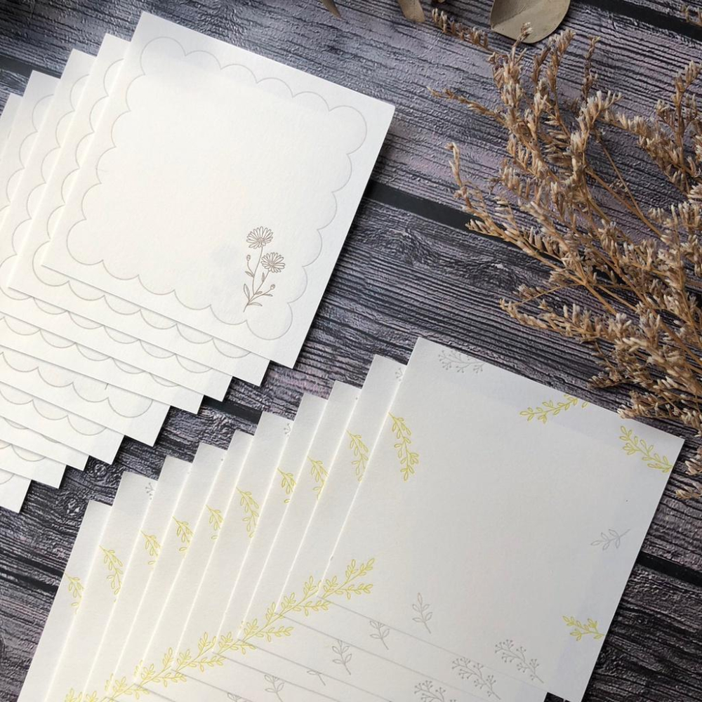 [好築藝]日本 Hütte Paper Works 活版印刷 memo 紙本｜一組2款 C組-細節圖4