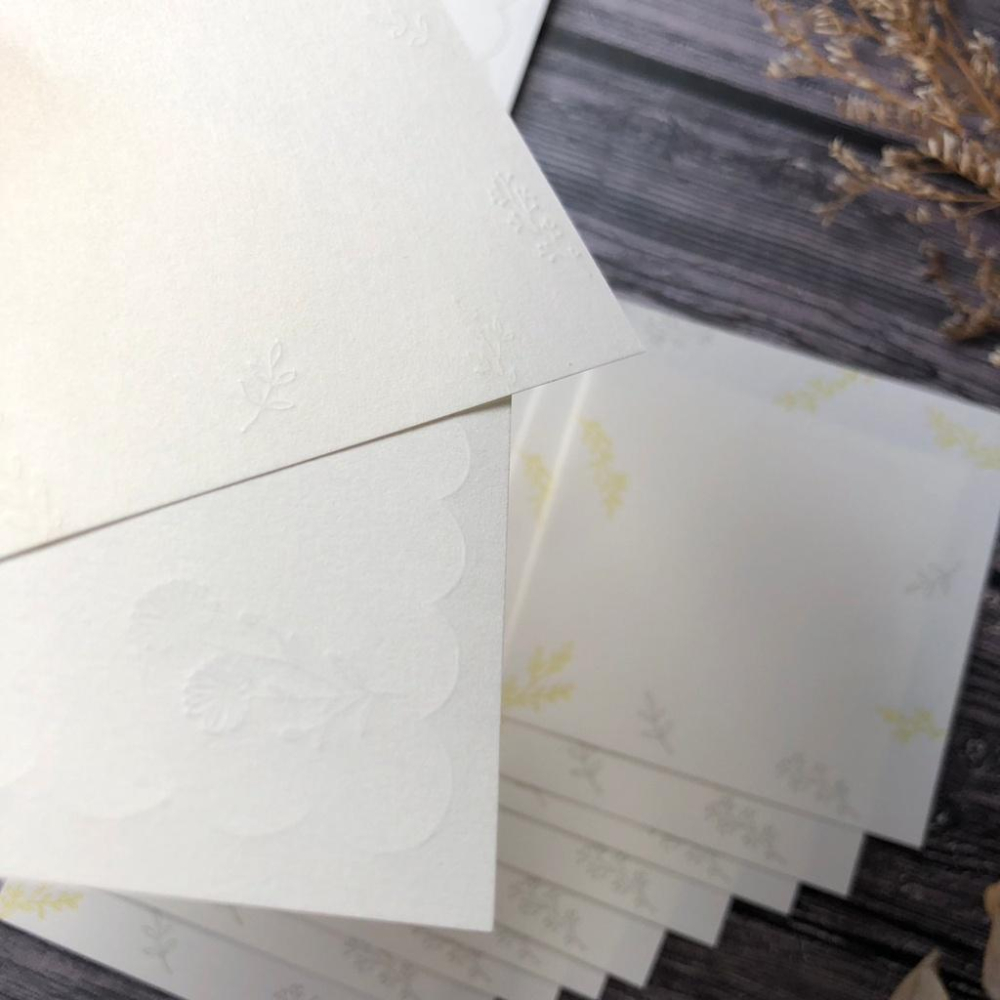 [好築藝]日本 Hütte Paper Works 活版印刷 memo 紙本｜一組2款 C組-細節圖6