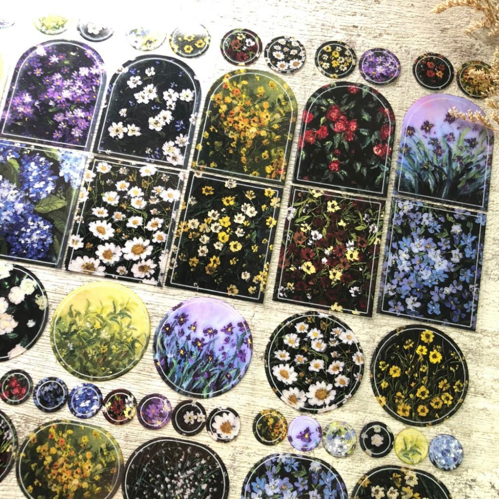 默代誌modaizhi｜花間｜亮面PET雷切割型 分裝紙膠帶-細節圖4