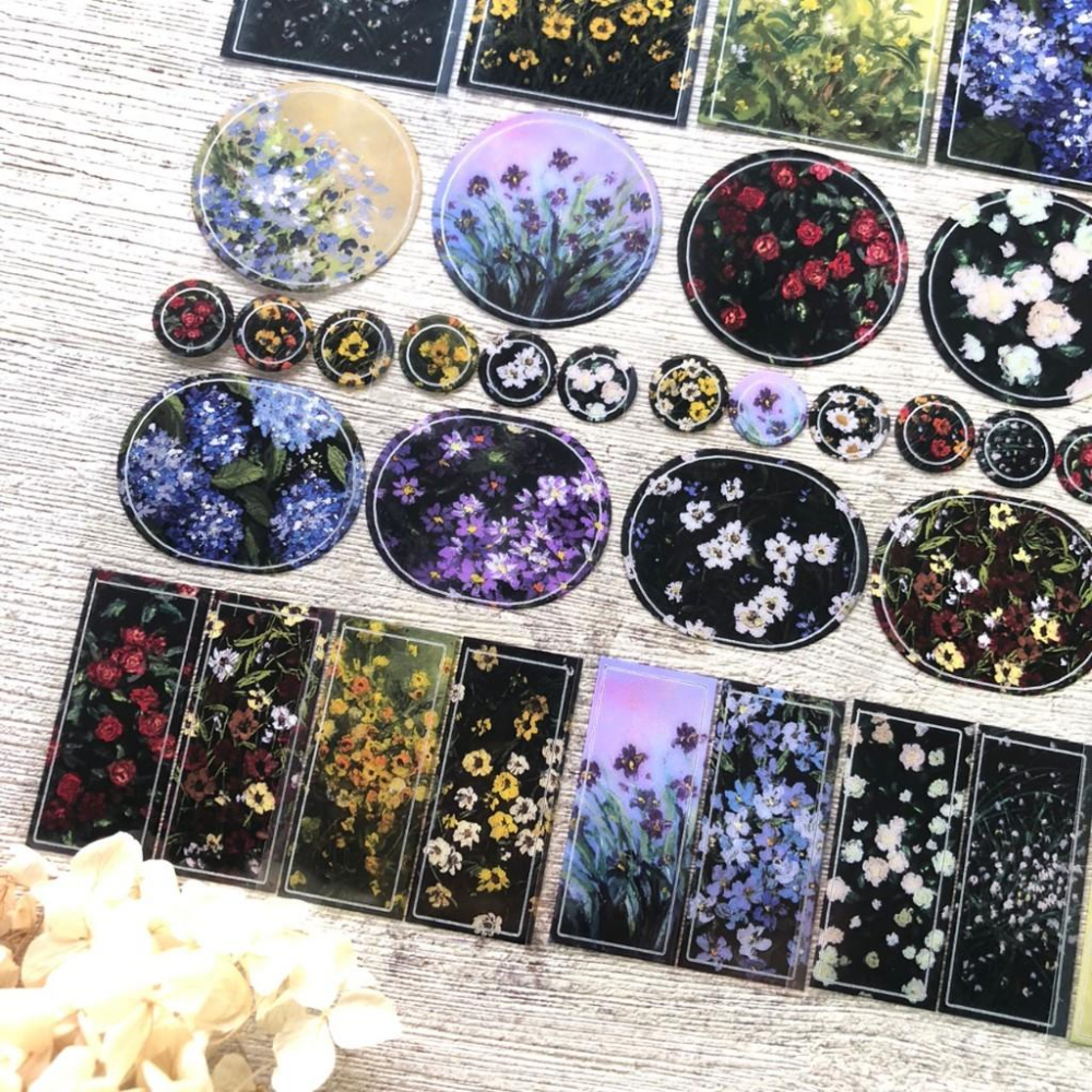 默代誌modaizhi｜花間｜亮面PET雷切割型 分裝紙膠帶-細節圖7