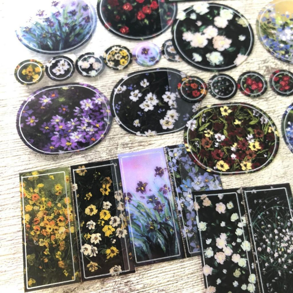 默代誌modaizhi｜花間｜亮面PET雷切割型 分裝紙膠帶-細節圖8