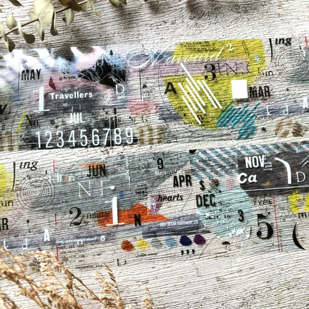 一分之一工作室｜雕刻時光01/在旅途上 /Those Days｜分裝紙膠帶-細節圖8