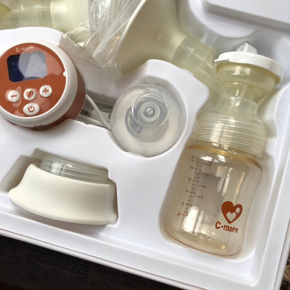 新貝樂三合一雙邊吸乳器(八成新)｜保固至2023.02.18｜贈30個100ml母乳袋-細節圖7