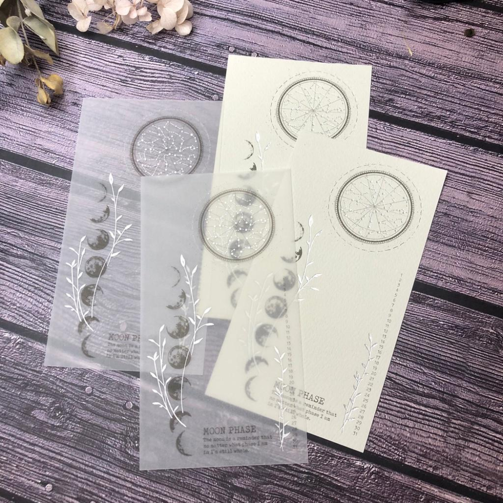 [好築藝]馬來西亞 Journal Pages｜便箋分裝 月相+花園-細節圖4