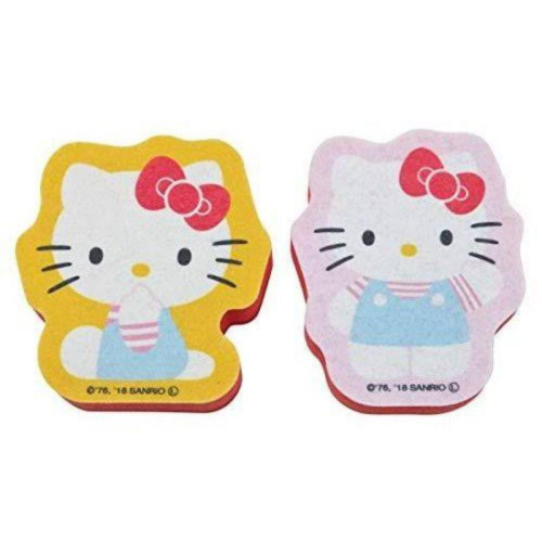 日本Skater Hello Kitty 廚房海綿 菜瓜布 洗碗海綿 海綿 2入「現貨」［AN.shop7682]