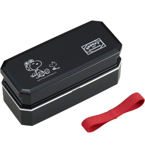 日本原裝 史努比 snoopy 2稱便當盒 便利便當盒 bento 600ml「現貨」［AN.shop7682]