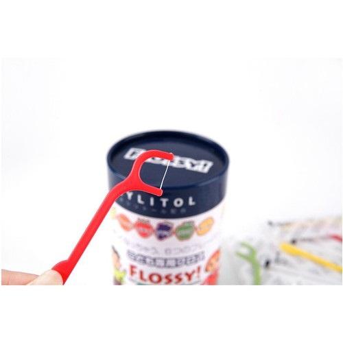 日本製造 FLOSSY 兒童水果口味牙線 牙線棒 60入 獨立包裝 衛生  「現貨」［AN.shop7682]-細節圖6