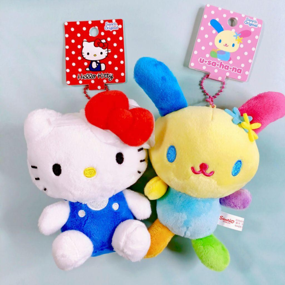 「現貨」日本正版 三麗鷗 Kitty 凱蒂貓 玩偶吊飾 包包掛件 花小兔 GD同款 權志龍 / 櫻花款［AN.shop]-細節圖2