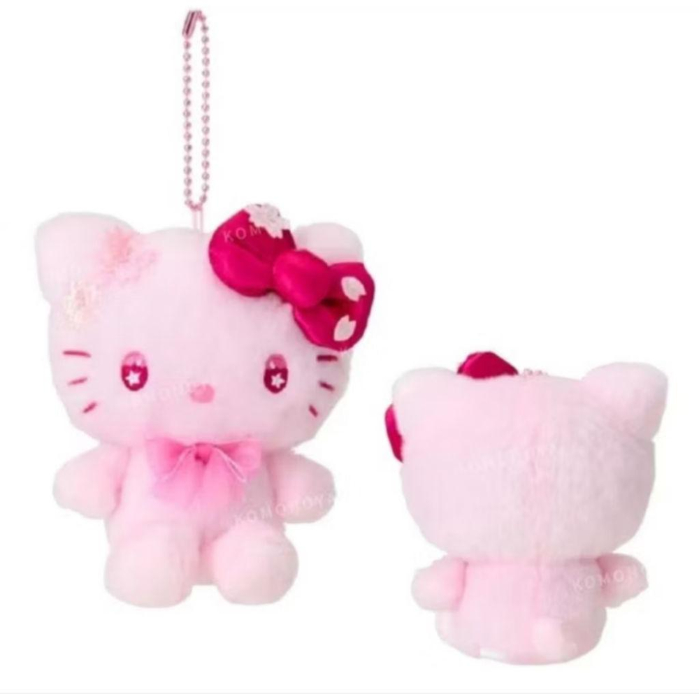 「現貨」日本正版 三麗鷗 Kitty 凱蒂貓 玩偶吊飾 包包掛件 花小兔 GD同款 權志龍 / 櫻花款［AN.shop]-細節圖8