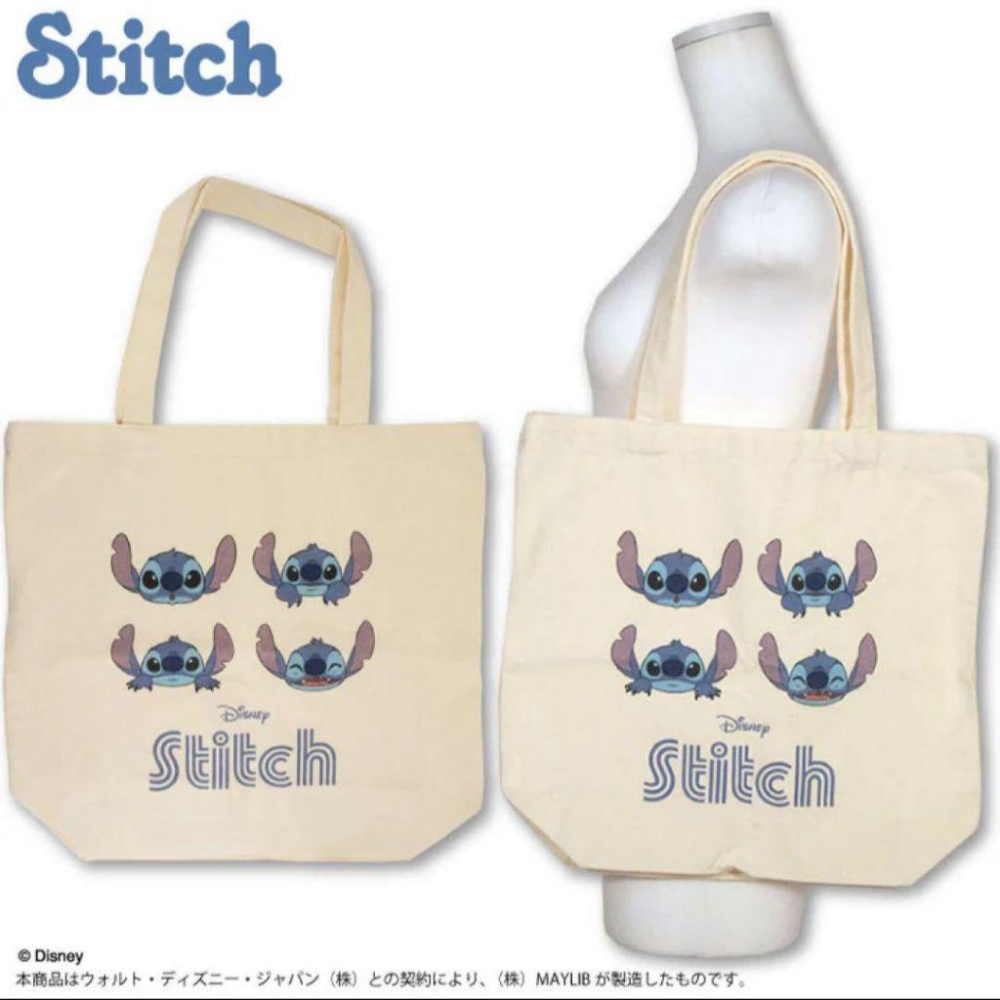 「現貨」日本正版 三麗鷗 直式肩背袋 A4手提袋 帆布托特包 夏威夷 黑皮Kitty 曬黑 史迪奇 托特包 購物袋-細節圖2