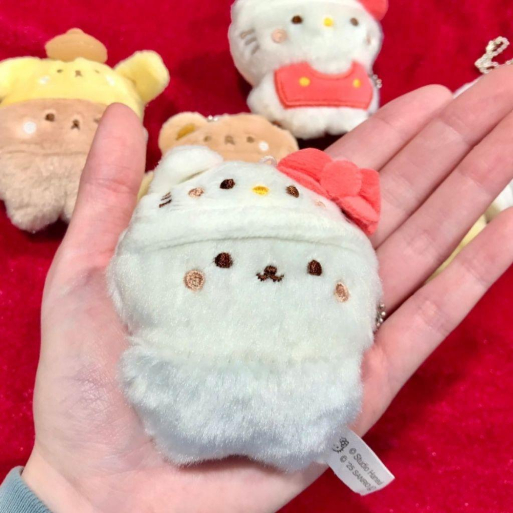 「現貨」日本正版 Qualia 扭蛋 Studiohaneul X 三麗鷗毛絨 聯名娃娃 大耳狗 凱蒂貓 AN.shop-細節圖4