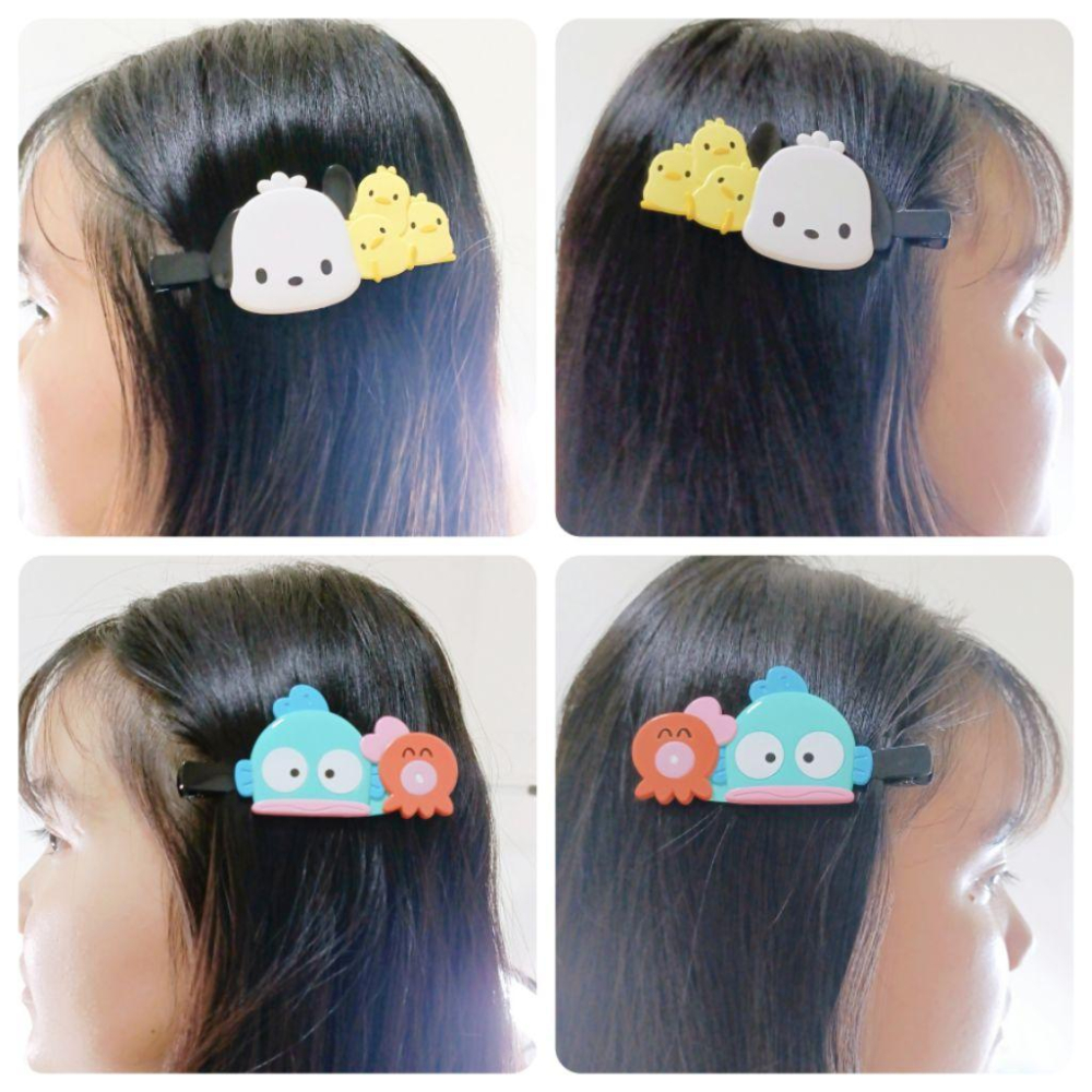 「現貨」日本 三麗鷗 髮夾 髮飾 花小兔 劈啪夾 hello kitty 瀏海夾 美樂蒂 漢頓 BTS AN.shop-細節圖4