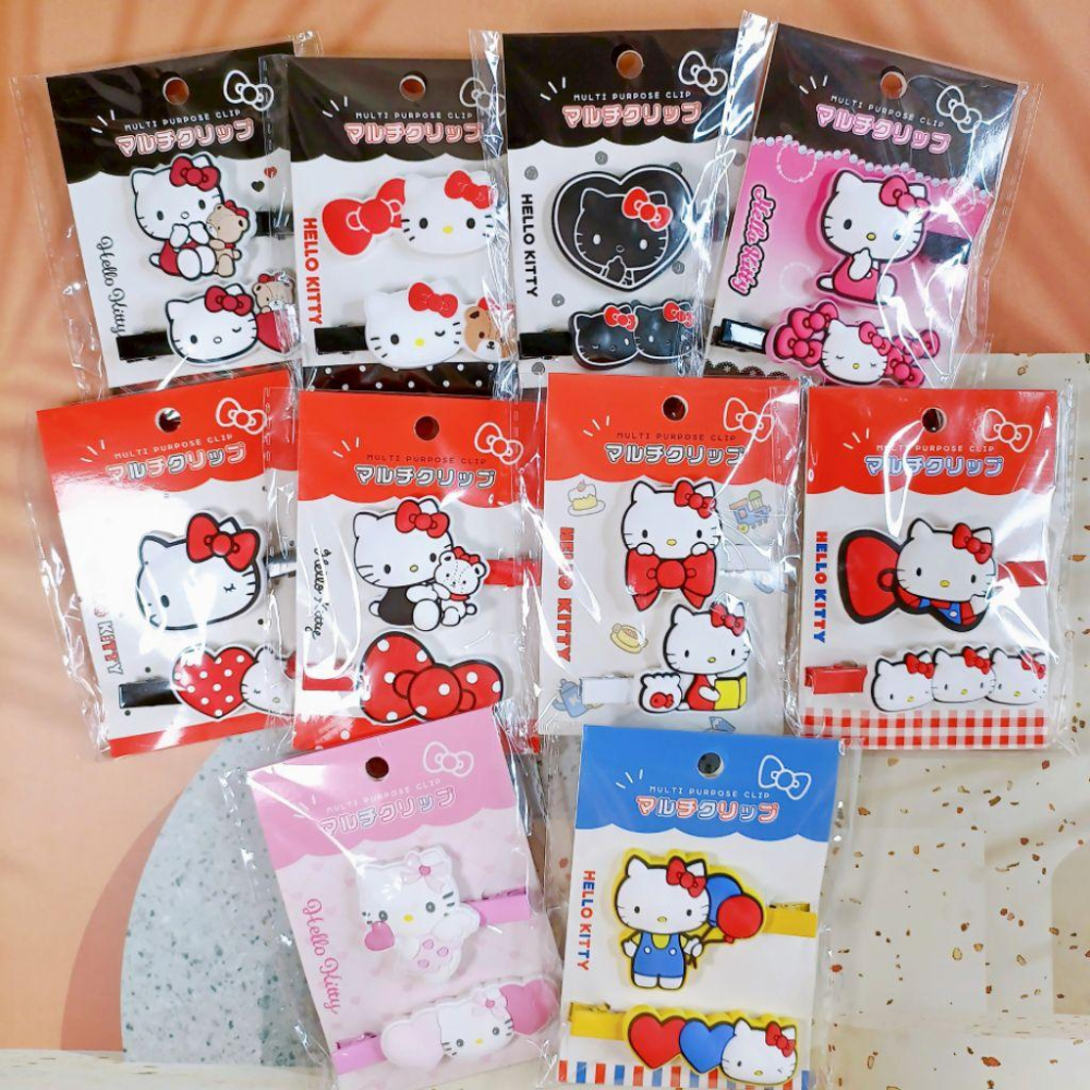 「現貨」日本 三麗鷗 髮夾 髮飾 花小兔 劈啪夾 hello kitty 瀏海夾 美樂蒂 漢頓 BTS AN.shop-細節圖8