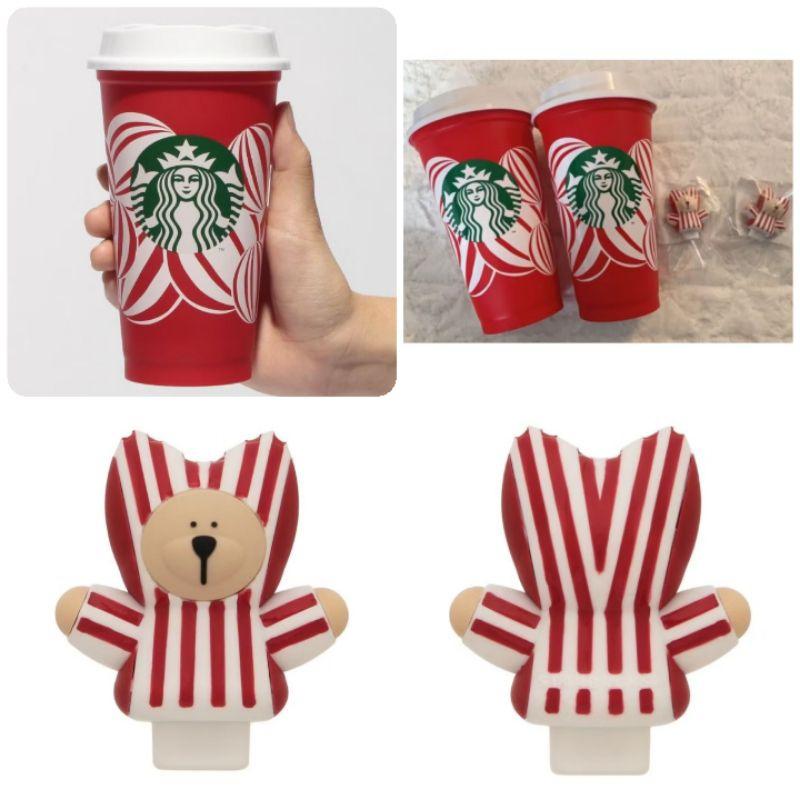 「現貨」日本星巴克 2024聖誕節限定款 2025櫻花限定 保溫杯 SAKURA 小熊杯塞組 隨身杯［AN.shop]-細節圖8