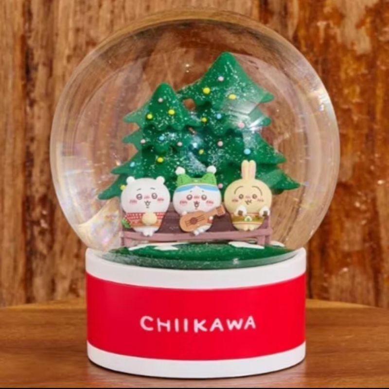 「現貨」日本ちいかわ限定限量 吉伊卡哇 聖誕 一番賞 吊飾 收藏 不鏽鋼杯 大玩偶 吊飾玩偶 水晶球［AN.shop]-細節圖3