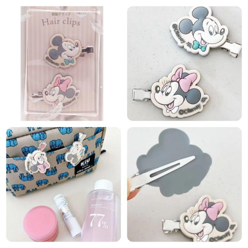 「現貨 」日本Seria 迪士尼 瀏海夾 米奇 瑪莉貓 玩具總動員 小熊維尼 髮飾 頭飾 髮夾 聖誕節 AN.shop-細節圖2