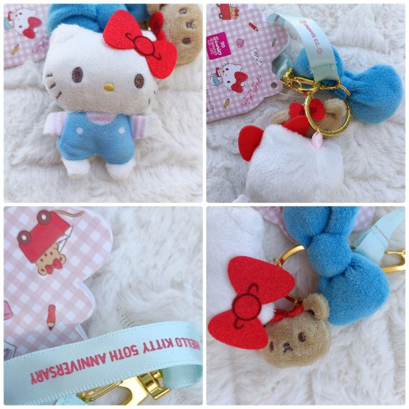 「現貨」日本正版 三麗鷗 Kitty50週年 蝴蝶結吊節 豪華版 包包吊飾 凱蒂貓 Kitty 愛心扣［AN.shop]-細節圖5