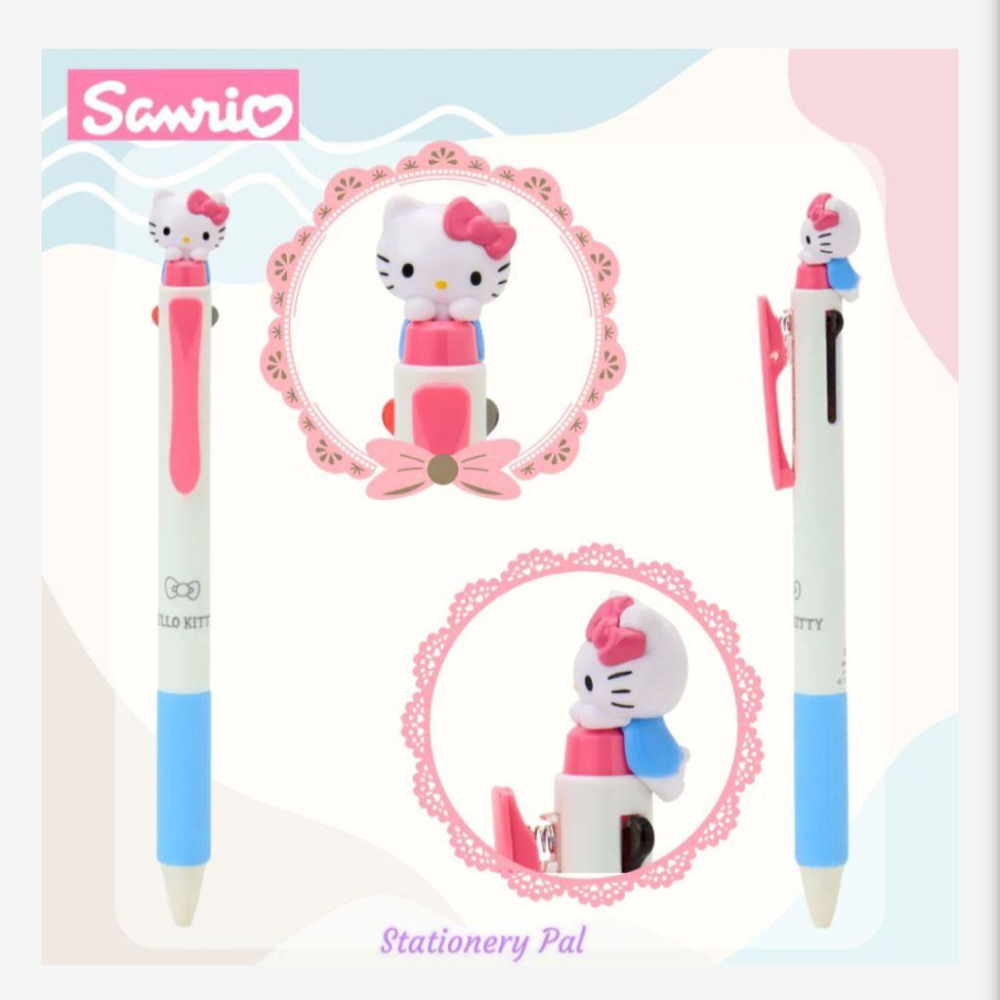 「現貨」日本製 Pentel ENERGEL 三麗鷗 角色造型 0.5mm 雙色筆 速乾 原子筆 圓珠筆 AN.shop-細節圖3