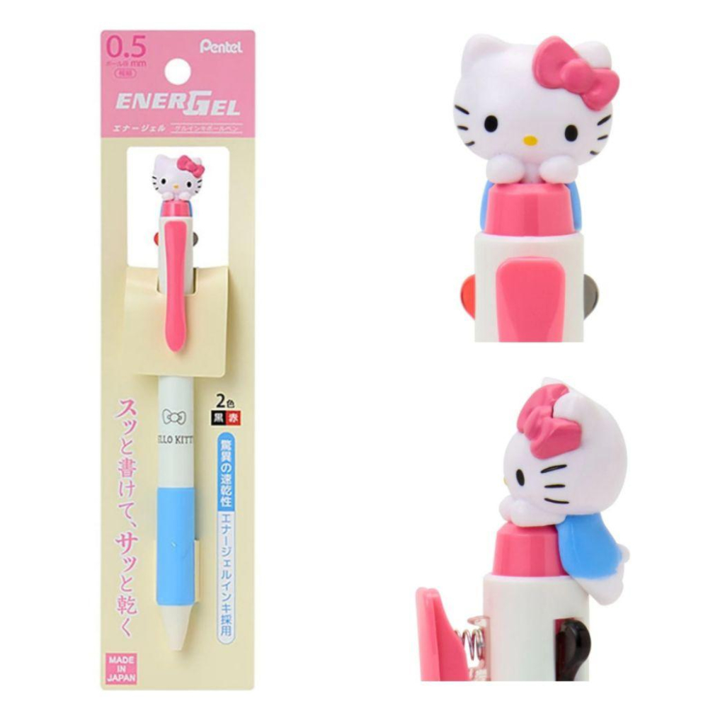 「現貨」日本製 Pentel ENERGEL 三麗鷗 角色造型 0.5mm 雙色筆 速乾 原子筆 圓珠筆 AN.shop-細節圖7