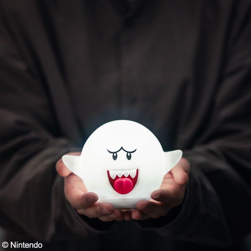 [現貨]日本雜誌附錄 瑪利歐 幽靈布布王 泰勒沙王 LED燈 收納吊飾 任天堂 帽子 零錢包 收納包 害羞幽靈 小夜燈-細節圖4