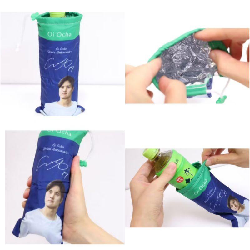 「現貨」日本限定 伊藤園 大谷翔平 Shohei ohtani 保冷保溫 寶特瓶套 水瓶套 飲料保溫保冷袋AN.shop-細節圖3