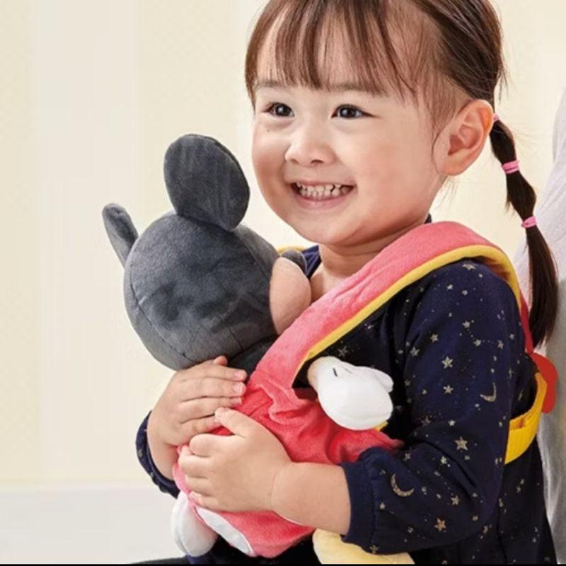 現貨」TAKARA TOMY T-ARTS Disney 迪士尼 小媽媽背帶絨毛 米奇 玩具 玩偶［AN.shop]-細節圖6