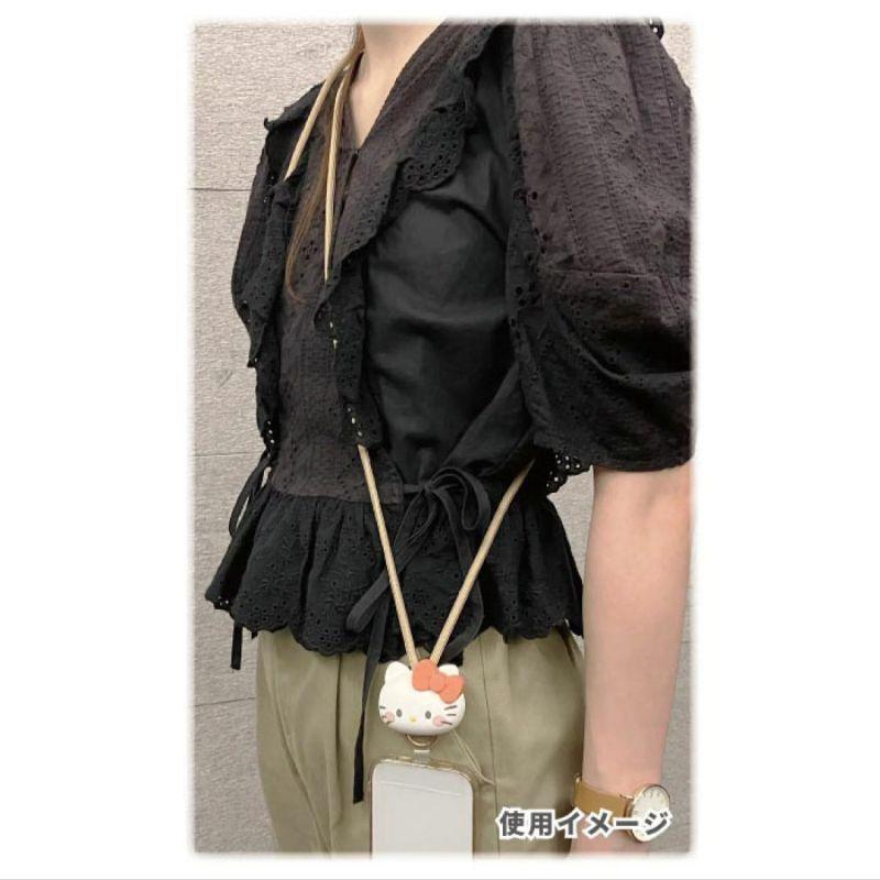 「現貨」日本境內正版 三麗鷗 手機掛繩 Sanrio立體公仔 拉拉熊 手機揹帶 美樂蒂 小八 吉伊卡哇［AN.shop]-細節圖2