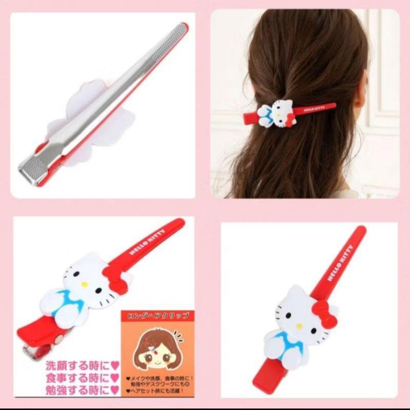 「現貨」日本正版 三麗鷗 瀏海夾 長夾 前髮夾 化妝夾 魚嘴夾 側邊夾 髮夾 庫洛米 怕洽狗 美樂蒂［AN.shop］-細節圖7