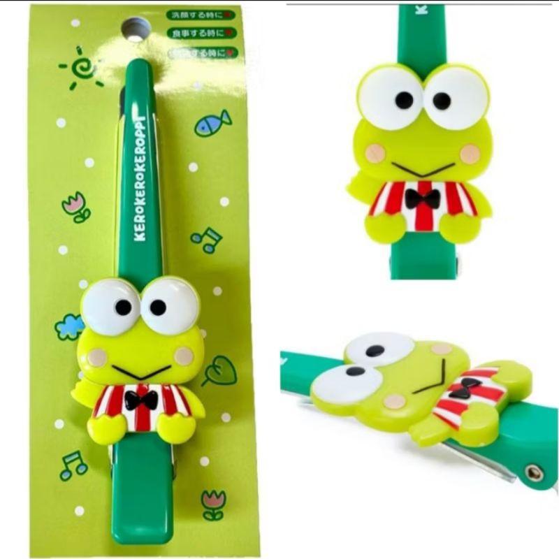 「現貨」日本正版 三麗鷗 瀏海夾 長夾 前髮夾 化妝夾 魚嘴夾 側邊夾 髮夾 庫洛米 怕洽狗 美樂蒂［AN.shop］-細節圖8