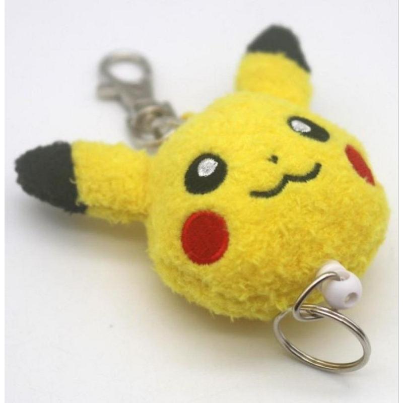 「現貨」日本 寶可夢基地 皮卡丘 星星扣環 伸縮鑰匙圈 吊飾  掛鉤 識別證 取鬼 伊布 伸縮鑰匙圈［AN.shop]-細節圖8