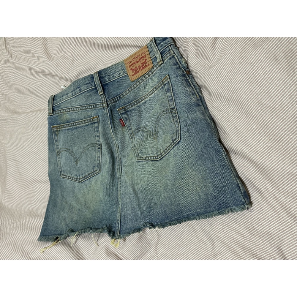 7成新-Levi’s 牛仔裙 (淺藍)-細節圖2
