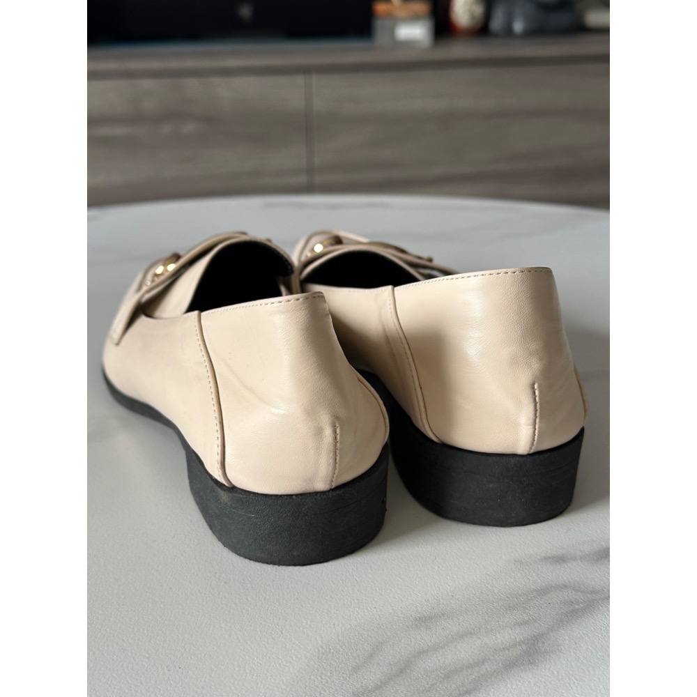 9.9成新-富發牌樂福鞋 (杏色)-細節圖2