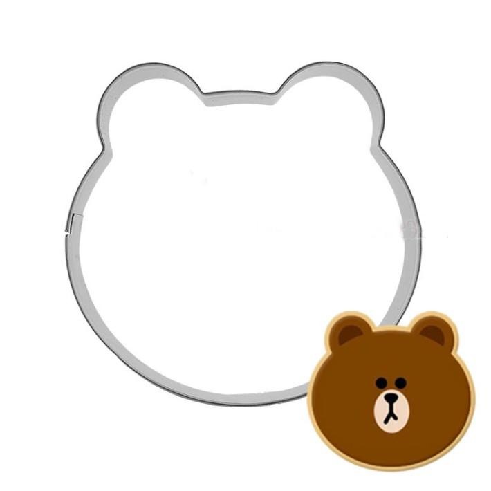 不鏽鋼-兔兔熊大line friend造型立體餅乾切模 烘焙DIY工具 模具 黏土工具-細節圖6