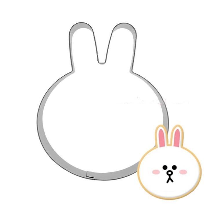 不鏽鋼-兔兔熊大line friend造型立體餅乾切模 烘焙DIY工具 模具 黏土工具-細節圖7