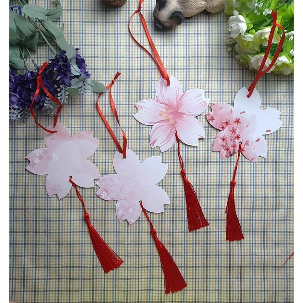 4款櫻花許願卡10人/福字心願卡/吊卡/裝飾小卡片/懸掛中秋節端午節新年祈福牌-細節圖5