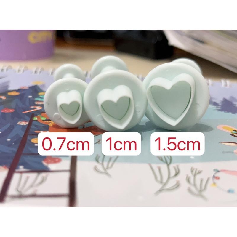 3件套愛心彈簧按壓立體餅乾模 烘焙材料 餅乾模具 黏土模具-細節圖7
