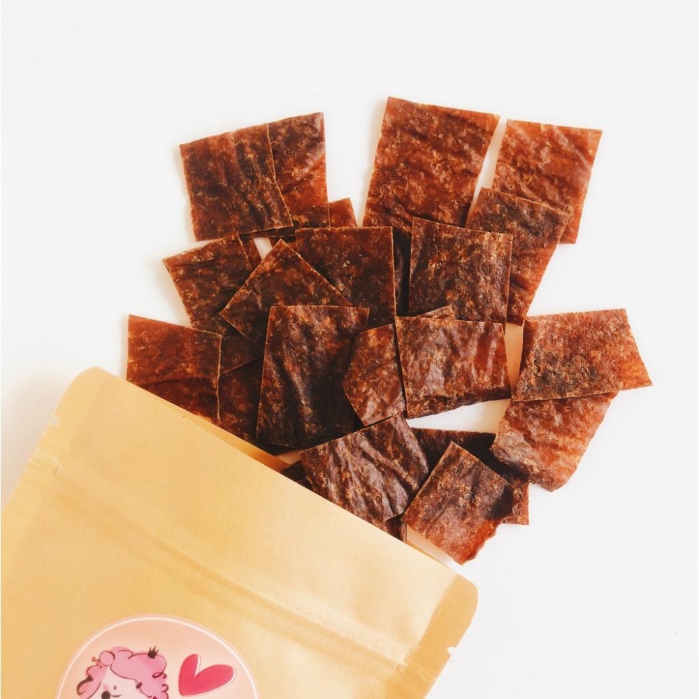 【毛 。鮮食】哞～牛肉系列 牛肉薄片 肉乾手作寵物零食  100%純天然食材    寵物肉乾  狗零食 貓零食-細節圖4