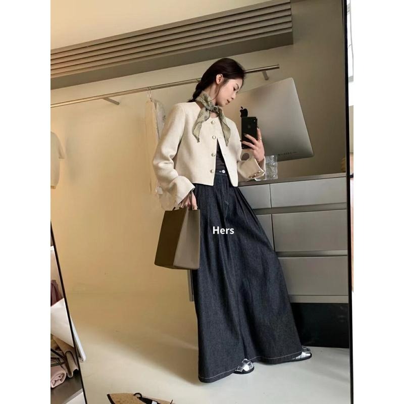 簡約風小香外套 黃色/杏色 #9112-細節圖7