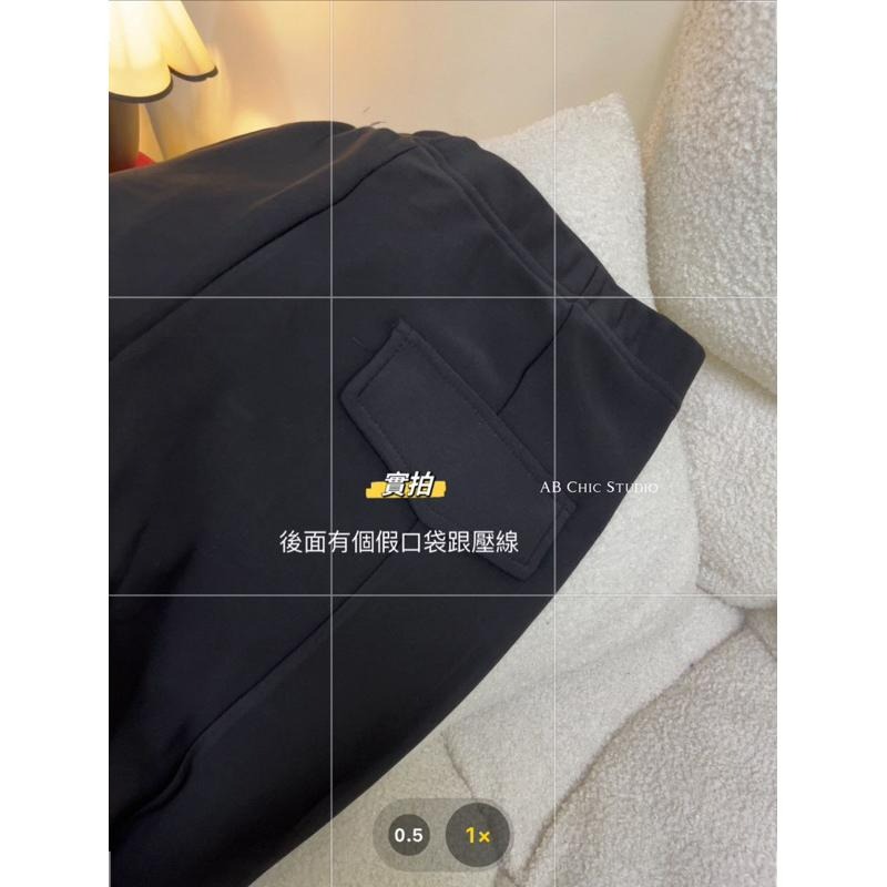 又一個爆款推薦！黑色顯瘦顯高直筒百搭神褲 #6133-細節圖7