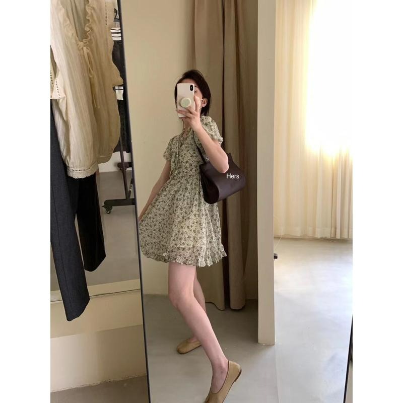 溫柔系小碎花連衣裙 #6621-細節圖5
