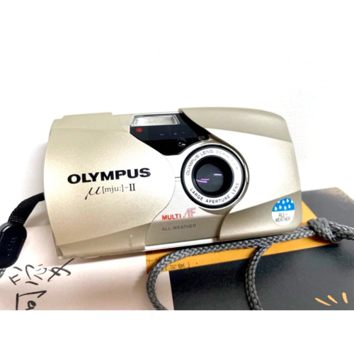 olympus mju ii 定焦底片相機（送U2專屬布套）