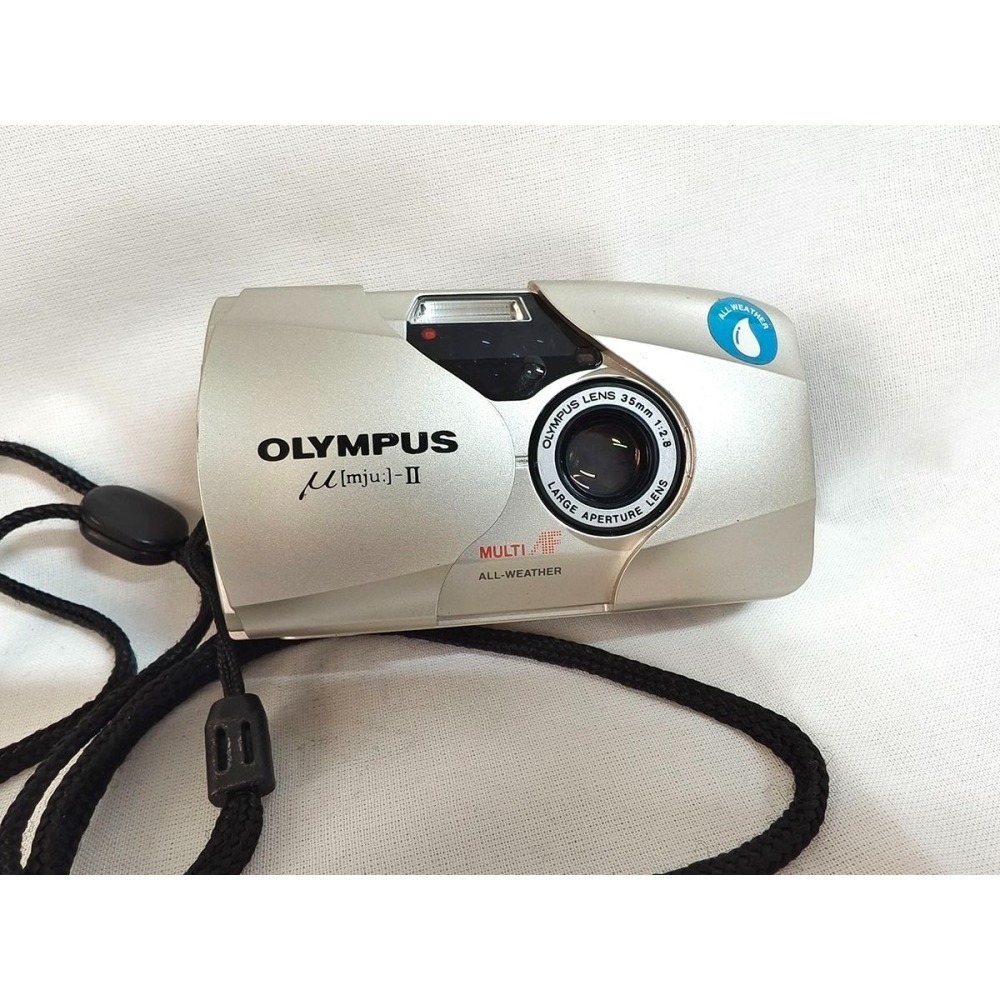 Olympus mju ii喵兔f2.8 定焦底片相機(贈底片+電池+olympus專用保護套)-細節圖3