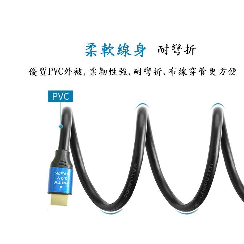 【HDMI高清线 HDMI2.0版】 HDMI 4k*2k 4k連接線 投影機/電腦/電視機/轉接線-細節圖4