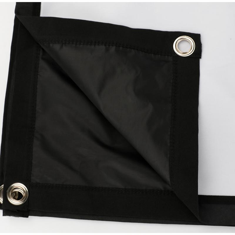 【不透光/送收納袋/送綁繩/含運/現貨/台灣出貨】84-100-120吋 簡易型軟式摺疊布幕 露營布幕 投影機布幕-細節圖4