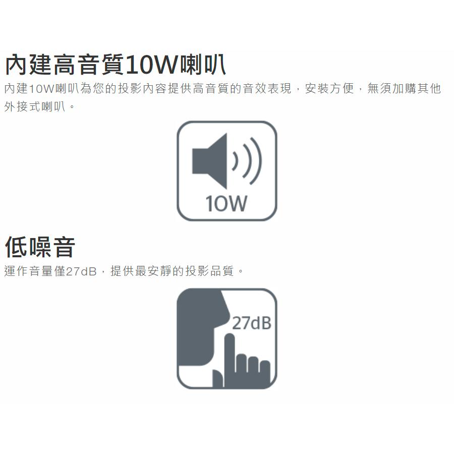 奧圖碼 SVGA 多功能投影機 S336-細節圖7