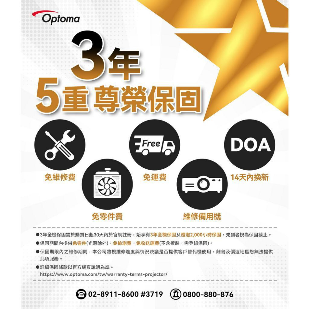 奧圖碼 SVGA 多功能投影機 S336-細節圖8