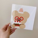 ［現貨］韓國代購🇰🇷韓國文創 TETEUM 眼鏡熊 貝貝熊 生日卡 祝賀卡 卡片 明信片 韓國文具-規格圖9