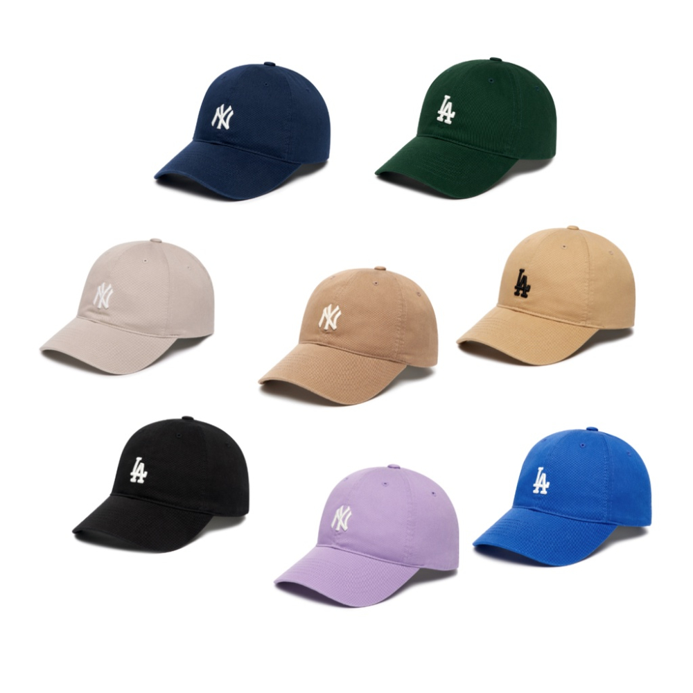 [ 現貨］韓國代購 🇰🇷 韓國MLB 小logo 老帽 帽子 棒球帽 棒球帽 mlb帽子 NY LA mlbkorea-細節圖2
