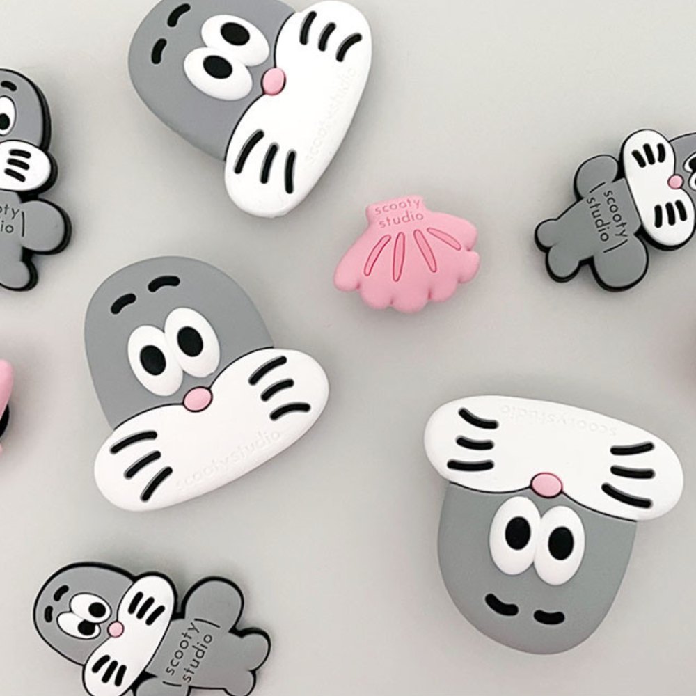 ［現貨］S小姐姐韓國代購🇰🇷韓國文創 scooty studio 可愛造型鞋扣 鞋飾 洞洞鞋裝飾扣 狗狗鞋扣-細節圖10